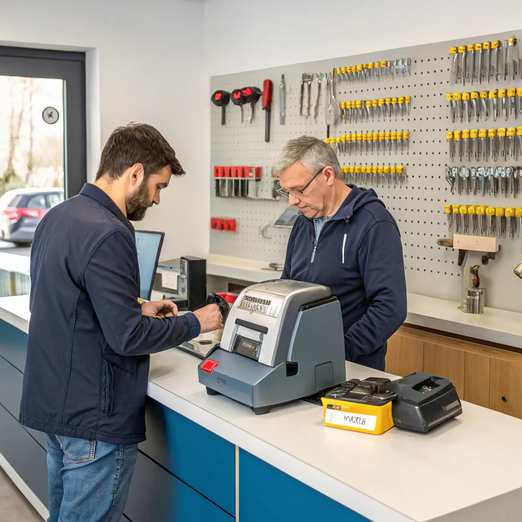 Commercial key duplication service