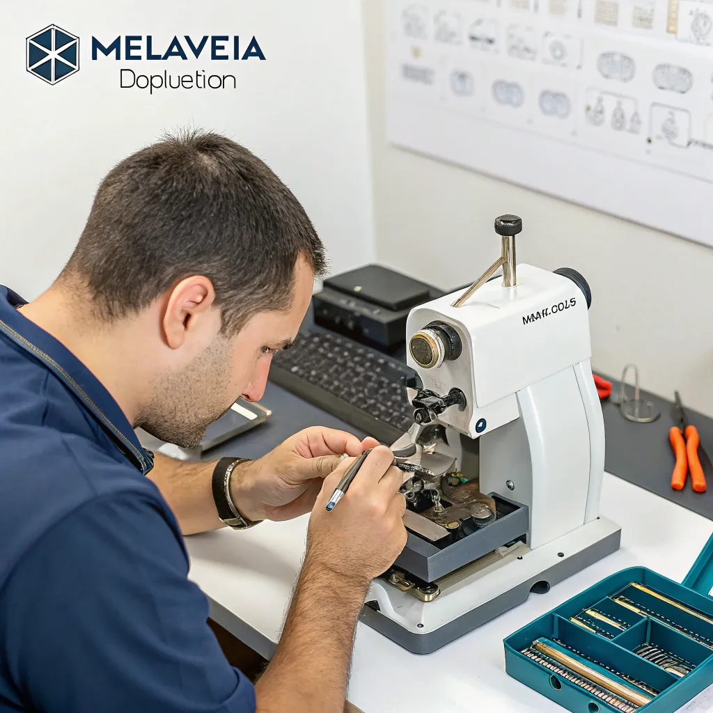 Key duplication process at MELAVEXIA